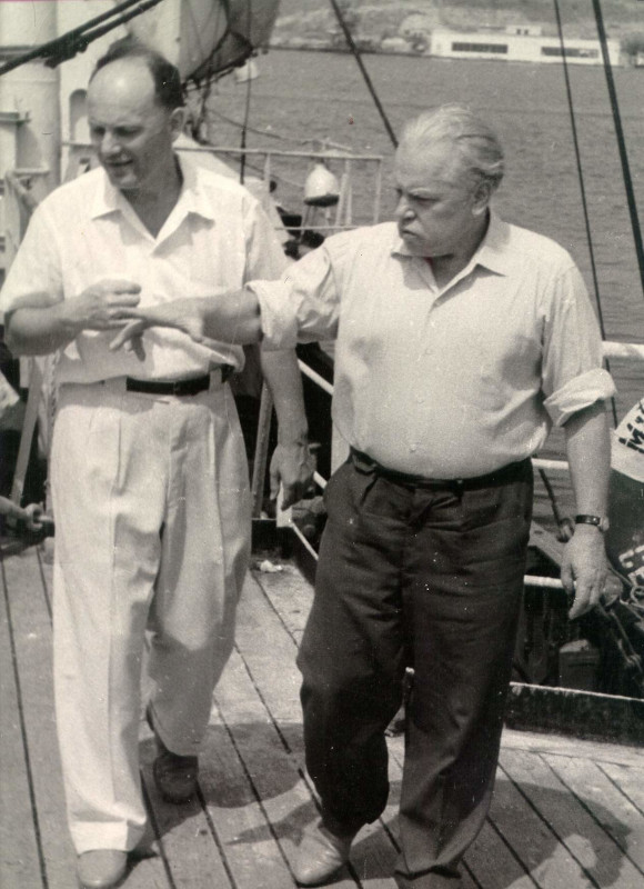 Встреча А.Г. Колесникова с Президентом АН УССР Б.Е. Патоном