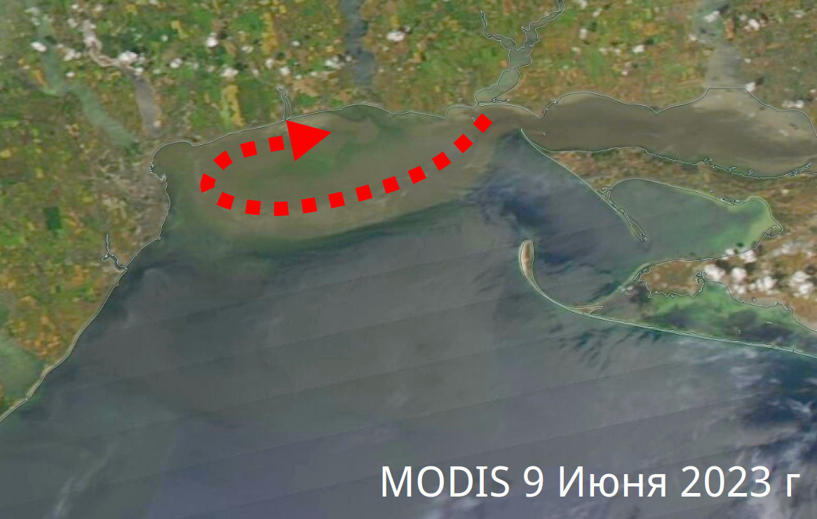Снимок MODIS