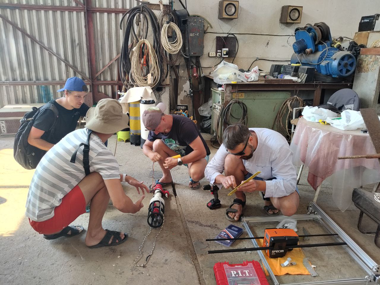 Комплексные исследования дна