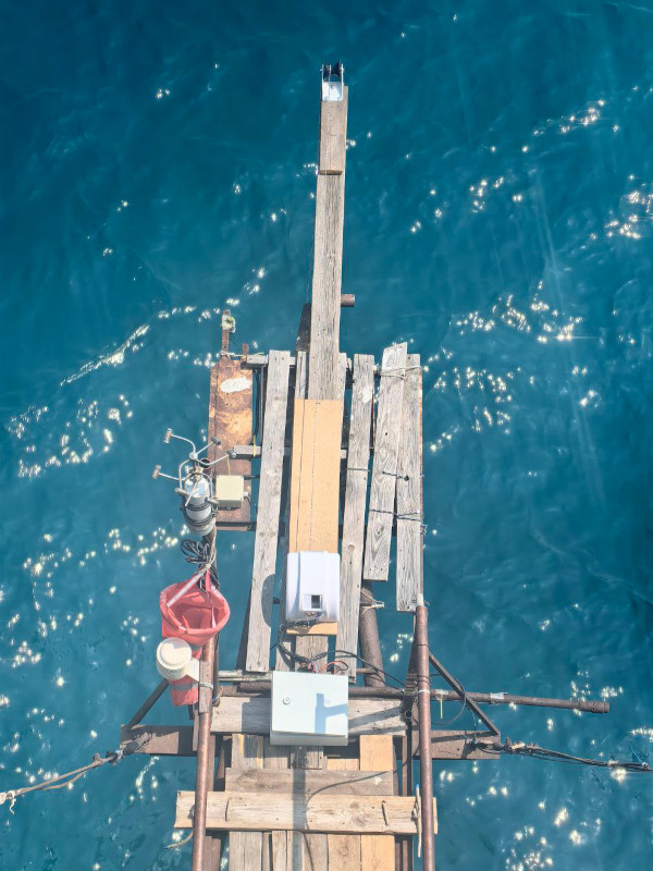 Постановка буев с термокосами