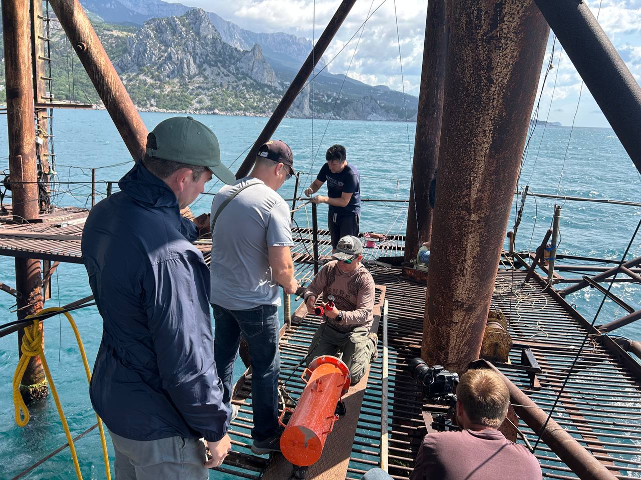 Установка приборов