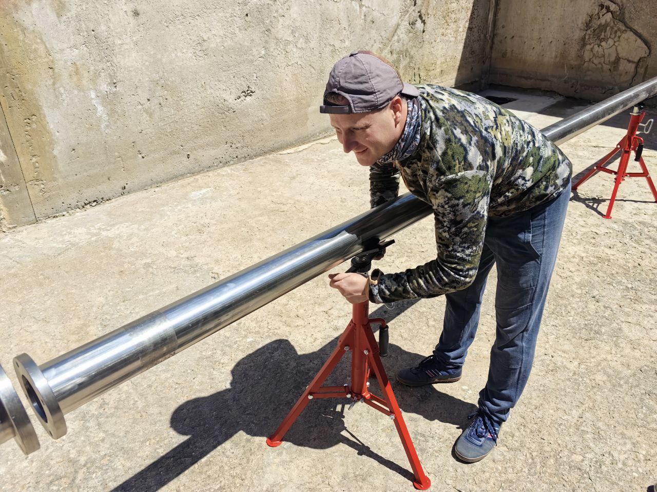 Установка приборов