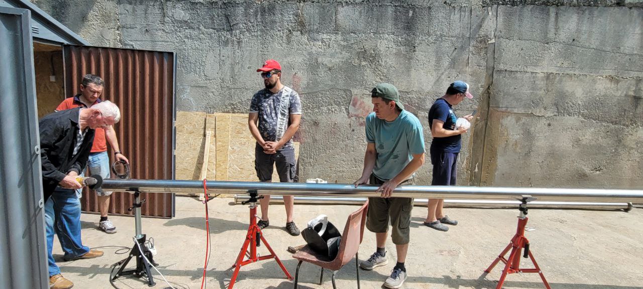 Установка приборов