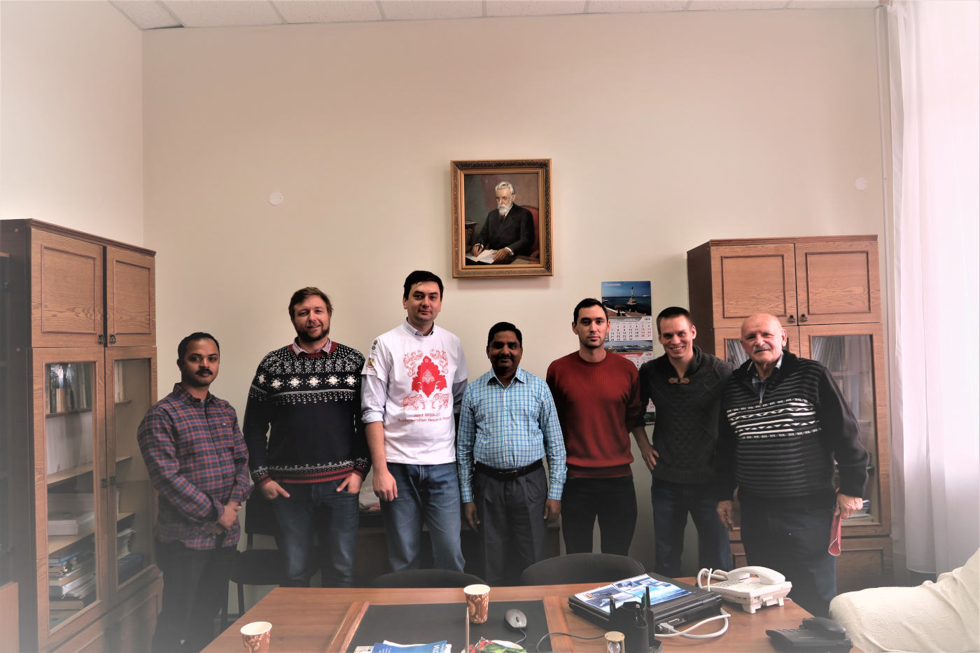 A meeting with scientists from India at MHI RAS